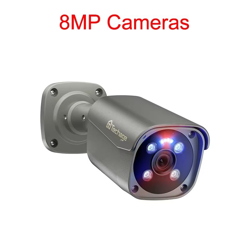 

Techage 8MP IP-камера видеонаблюдения с двухсторонней аудиосвязью