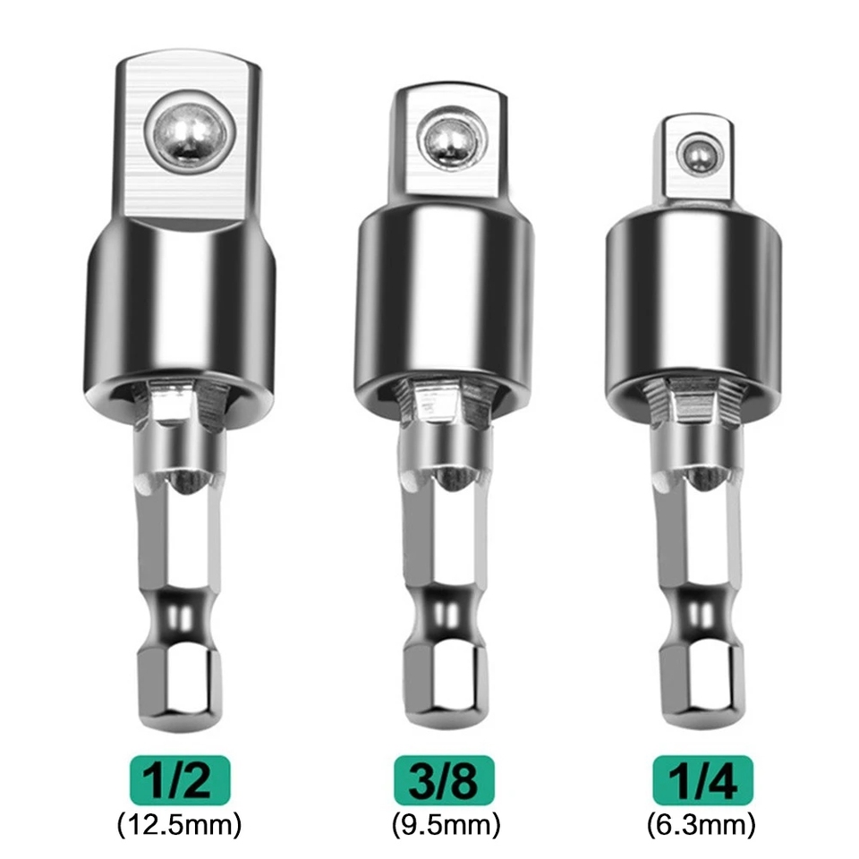 

STONEGO Адаптер для электродрели 1/4", 3/8", 1/2"