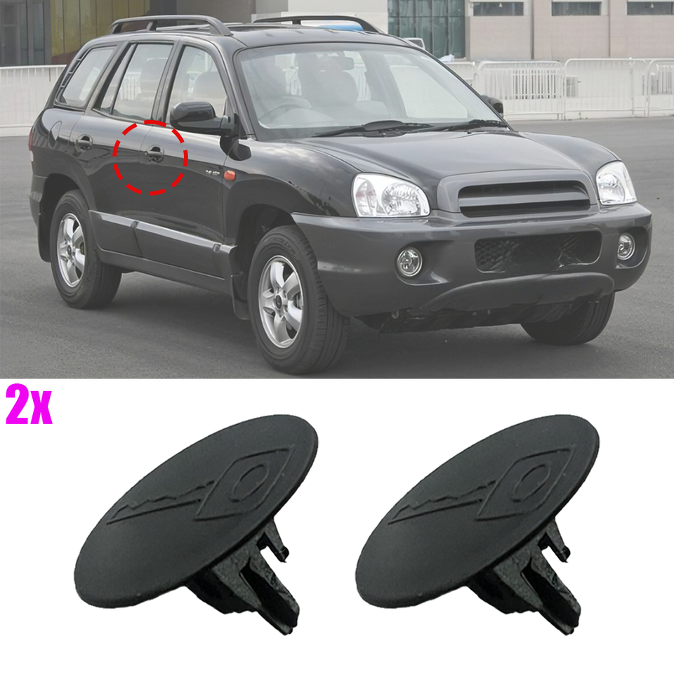 

2x для Hyundai Santa Fe CM DM 2006 2007 2008 2009 2010 2012-2018 Новый дверной замок, замок, ключ, отверстие, заглушка, зажим
