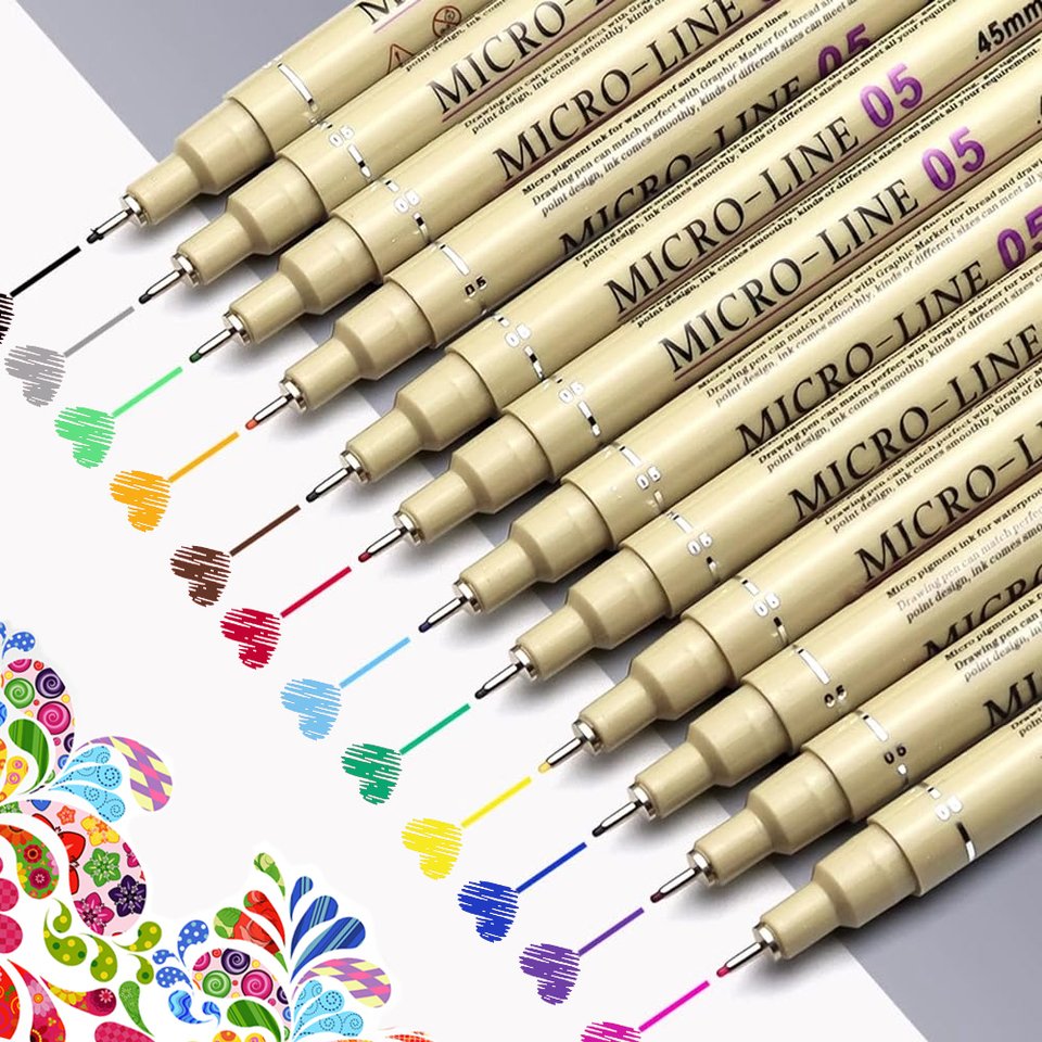 

Набор ручек Right Point Pigma Micron 12 цветов