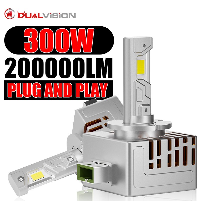 

Светодиодная фара Dualvision D3S D1S Canbus Лампы CSP D4S D5S D2S D8S Led 200000 Супер яркая лампа серии D1R D4R D2R D3R LM 300 Вт