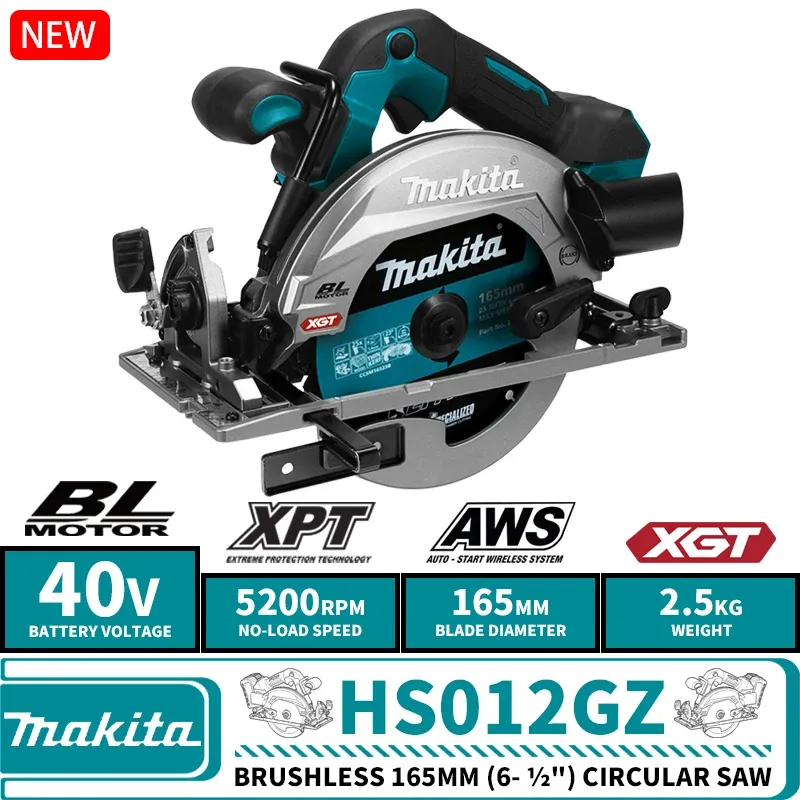 

Makita HS012GZ аккумуляторная циркулярная пила 165 мм
