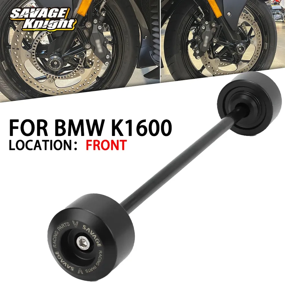 

Слайдер вилки оси переднего колеса для BMW K1600 GT GTL 10-23 K1600B Bagger 2017-2023, аксессуары для мотоциклов, защита от падения от ударов