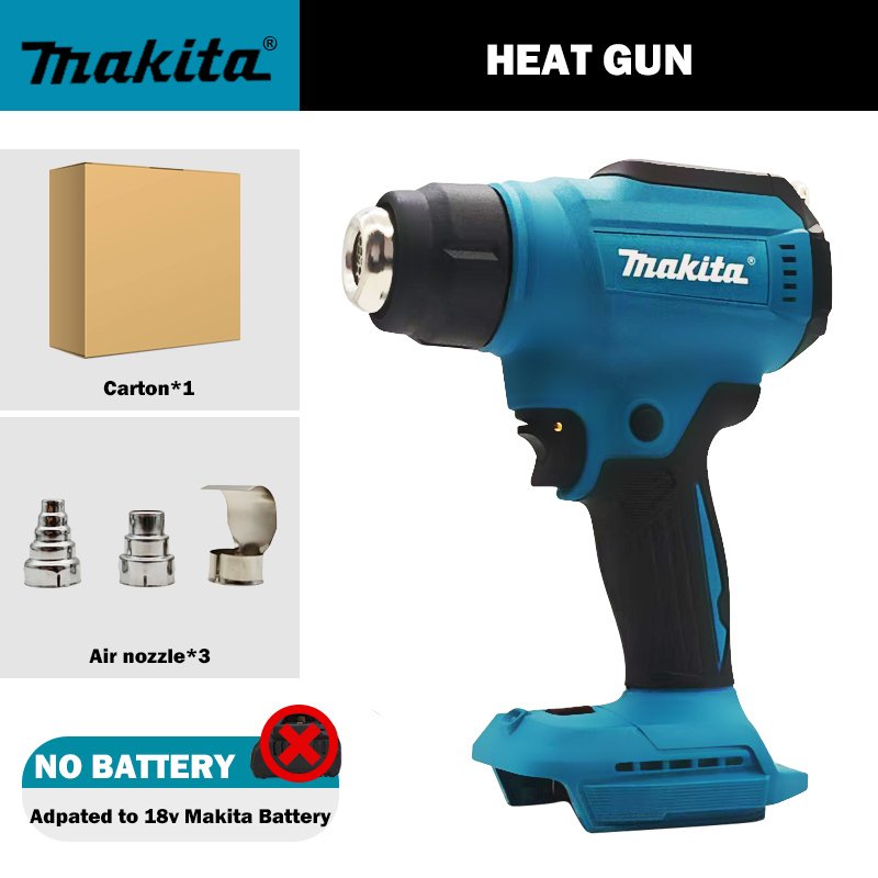 

Makita Original 550°C Беспроводная тепловая пушка 18В