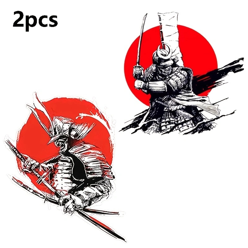 

2 Шт. 3D Виниловые Наклейки Hannya Samurai, Эмблема Для Автомобиля И Мотоцикла, Японская Наклейка, Мото Шлем