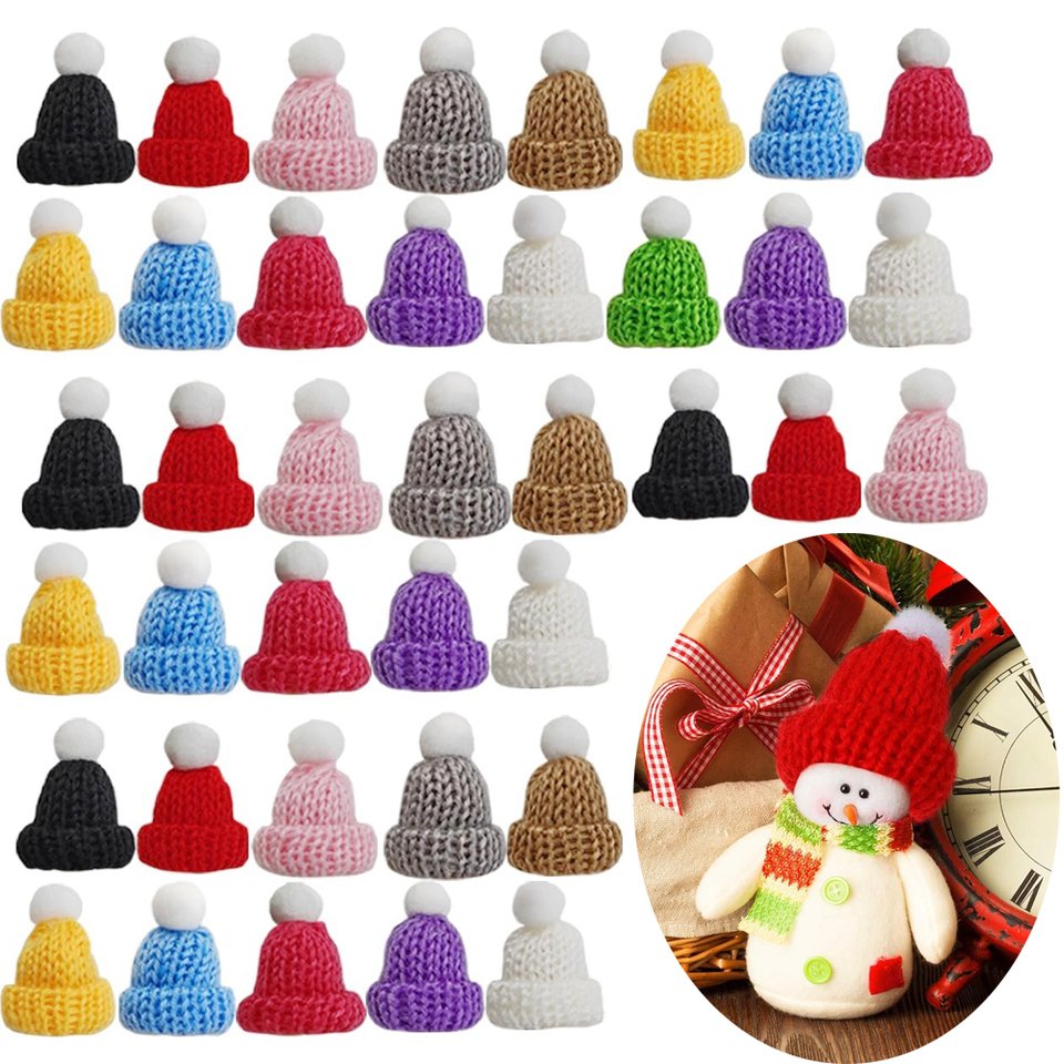 

Мини вязаные шапки Wool 30 шт.