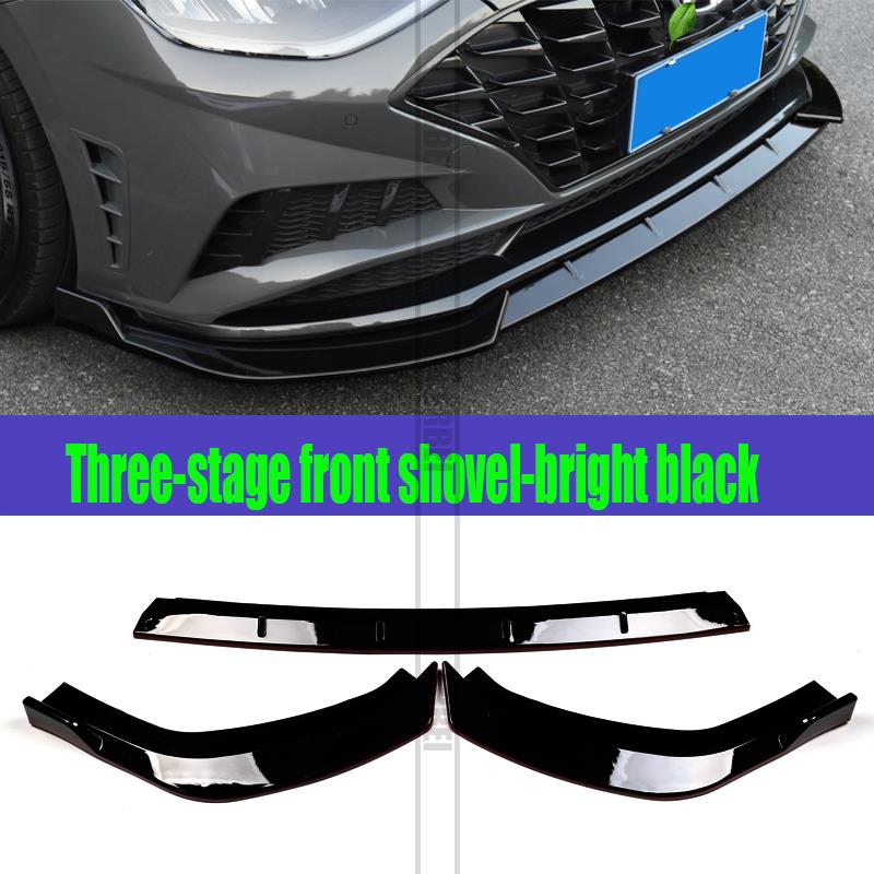 

Для Hyundai Sonata DN8 2020-2022 передняя лопата модифицированная маленькая объемная передняя губа обертка угловая декоративная полоса против столкновений