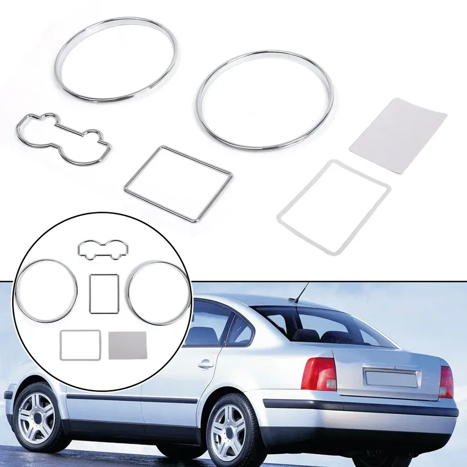

Декоративное кольцо для автомобильного инструмента для Passat B5 1997-2001 для Jetta для Bora MKIV 1999-2005 для Golf MKIV 1997-2003, наклейка на автомобиль