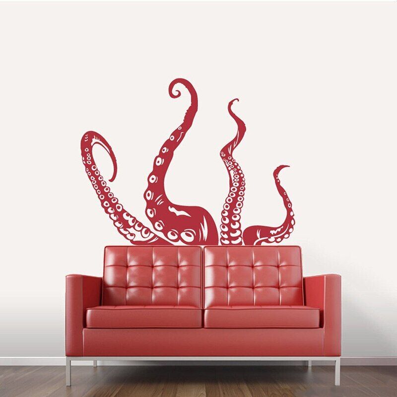 

Виниловая наклейка 3D Octopus Kraken