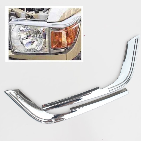 

2 шт., накладки на переднюю фару для Toyota Land Cruiser 76 LC 70 LC 71 LC 76 LC 77 LC 79, аксессуары