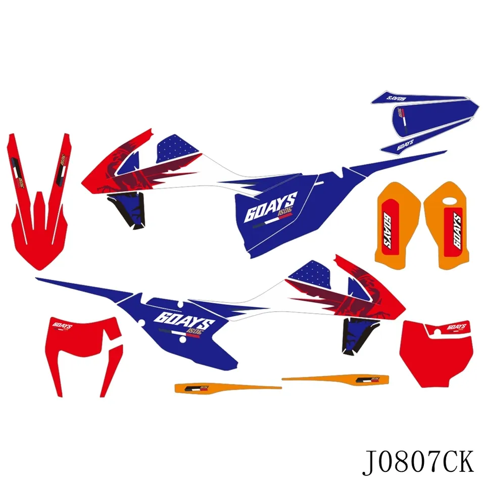 

Для KTM 125 250 350 450 500 SX SXF XC XCF 2016 2017 2018 EXC EXCF XCW 2017 2018 2019 Графические наклейки Комплект наклеек Фон