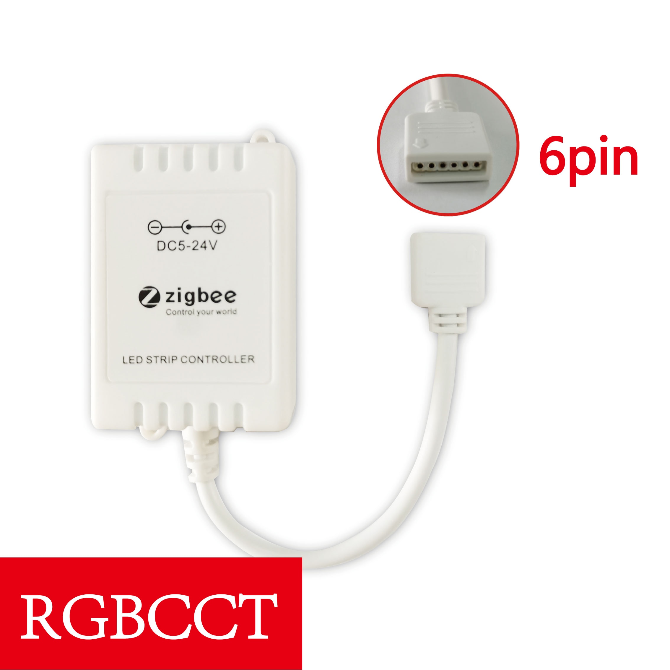 

iHseno Zigbee RGB RGBCW контроллер для светодиодной ленты