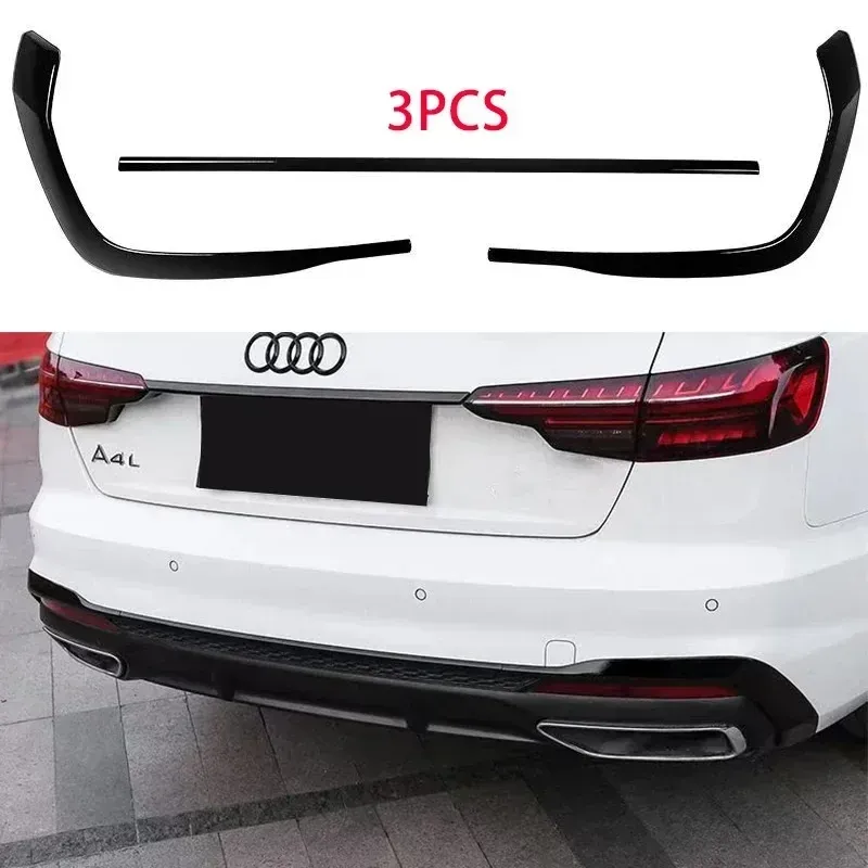 

Для Audi A4 S-Line S4 B9.5 Audi B9 Facelift 2019-2024 седан/спортивная накладка на задний бампер, черный модифицированный спойлер, комплект кузова