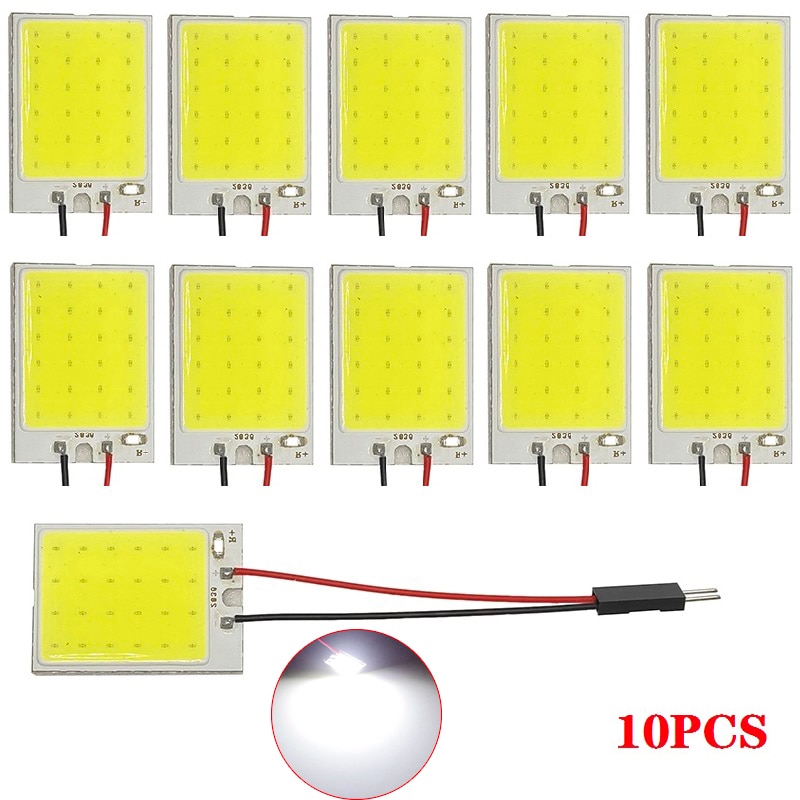 

5/10X T10 светодиодный белый початок 24 светодиодный 24SMD для автомобиля с ребристой пластиной укрыты внутренной сводной светильник лампочка 12V светильник s Панель лампа для чтения Авто W5W переходник для фестона