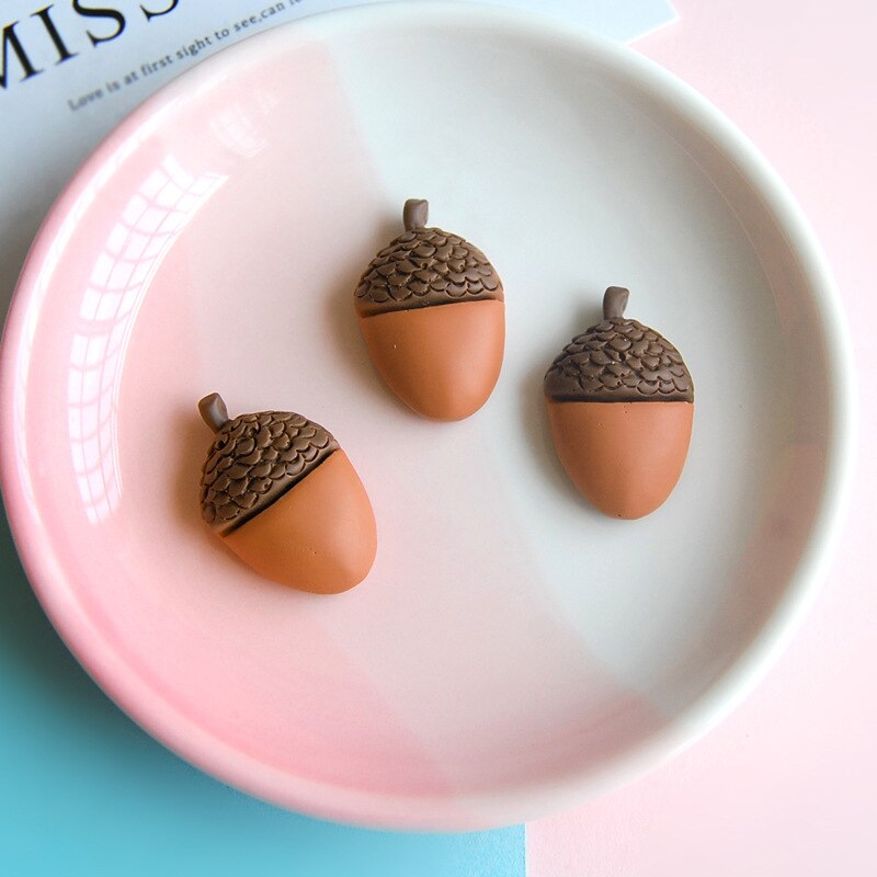 

Кабошоны из смолы GRHO, клубника, гриб, 10 шт.