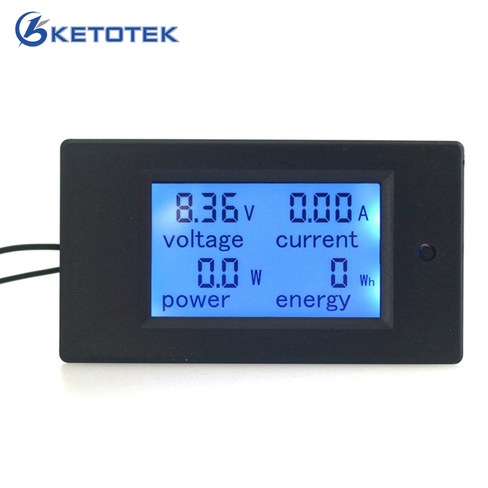 

Цифровой вольтметр-амперметр KETOTEK 6,5~100В 0~20А