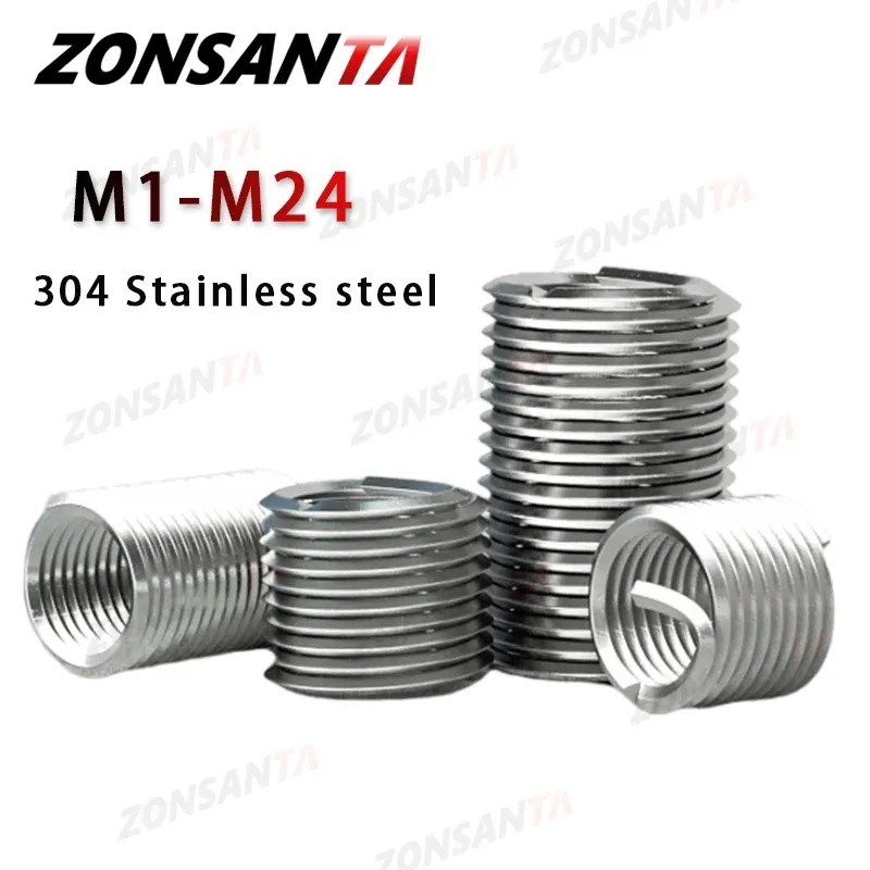 

Резьбовые вставки ZONSANTA из нержавеющей стали М1.6-М24
