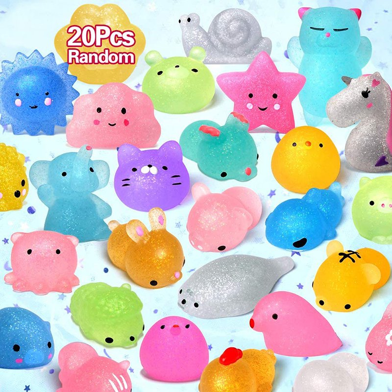 

20 шт. латексные сжимаемые игрушки Mochi животные