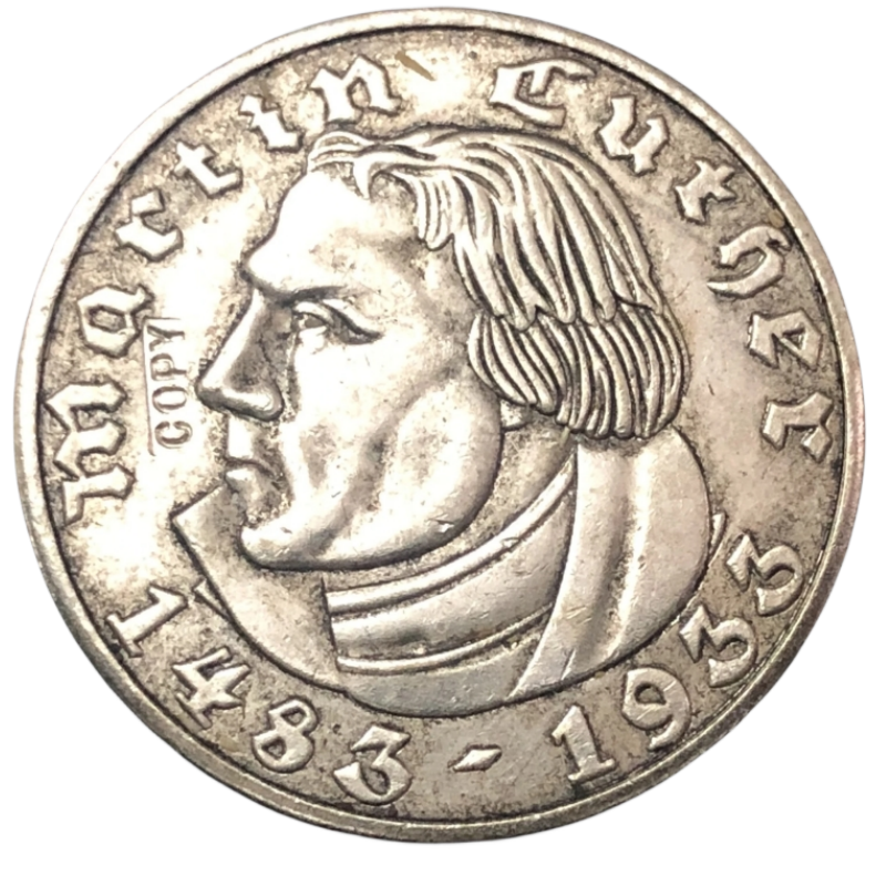 

Медная монета 1933 года Германия 5 рейхсмарк