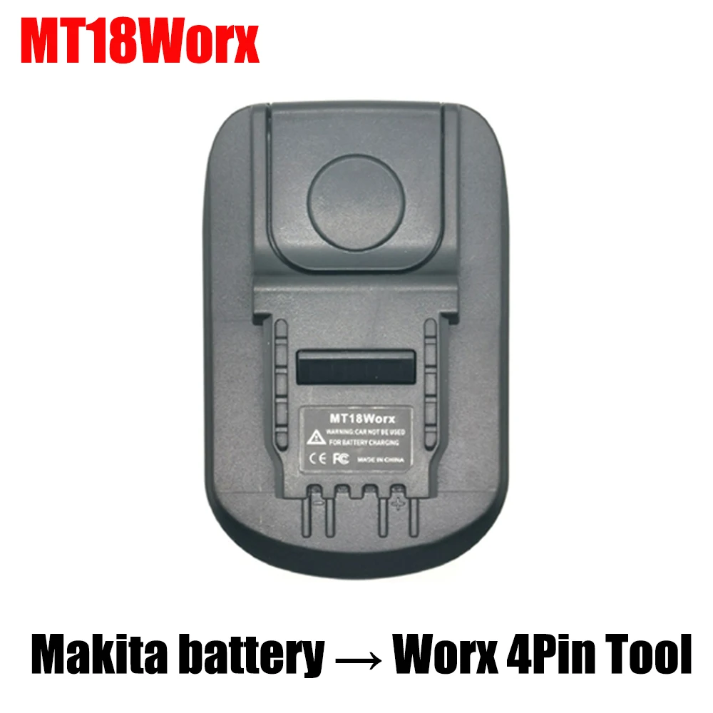 

Адаптер аккумулятора Makita/Bosch/Dewalt/Milwaukee 18В для Worx 4PIN