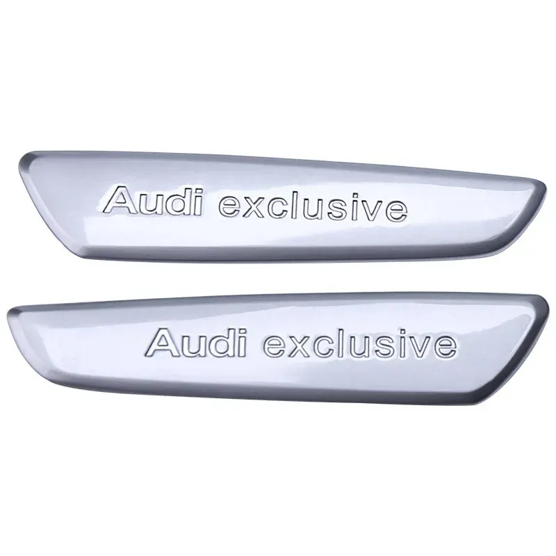 

Металлическая наклейка на крыло, боковые дверные наклейки для Audi Exclusive A3 A4 A5 A6 A7 Q2 Q3 Q5 Q7 RS S3 S4 S5 S6 S7 RS3 RS4 RS5 RS6 RS7 TT