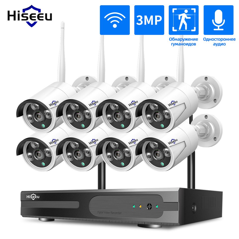 

Hiseeu Wi-Fi система видеонаблюдения