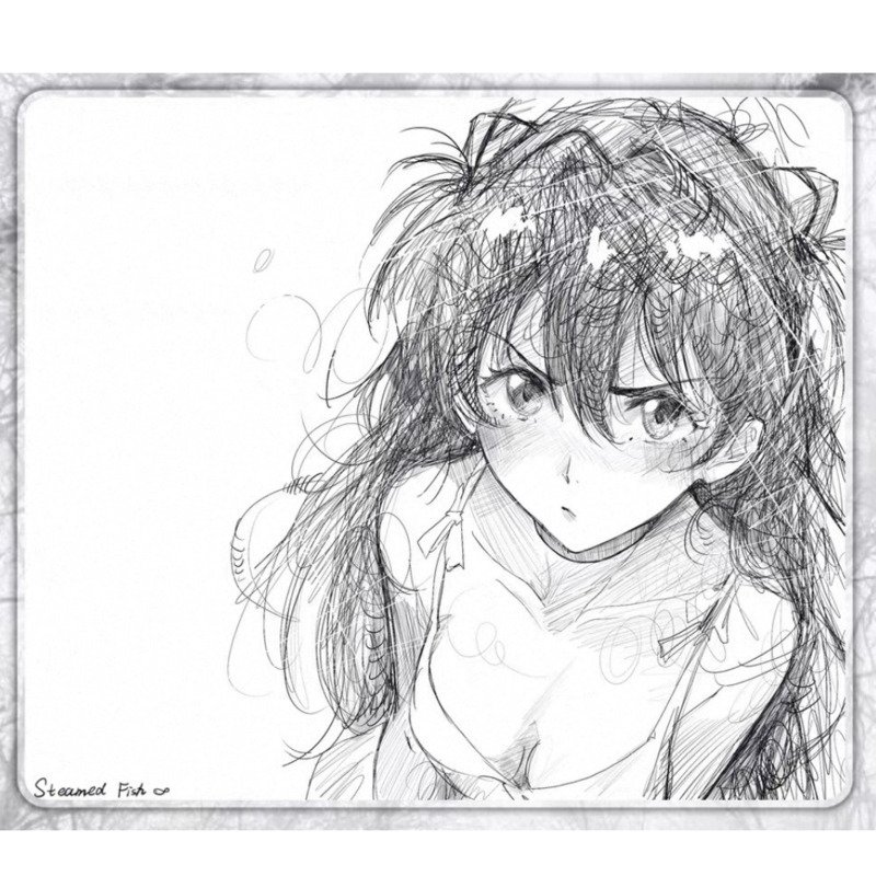 

Коврик для мыши Asuka Langley линии Эвангелион