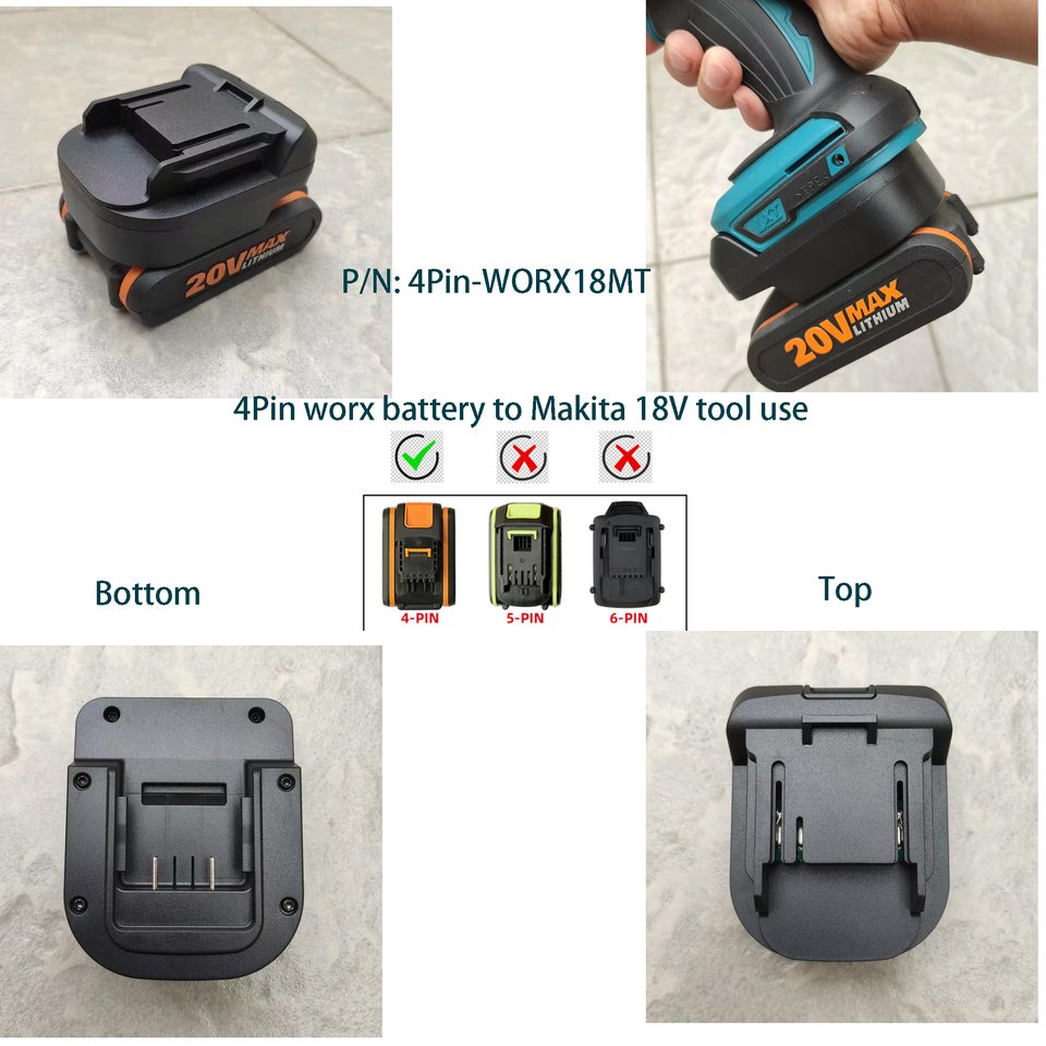 

Адаптер Worx для аккумуляторов Makita
