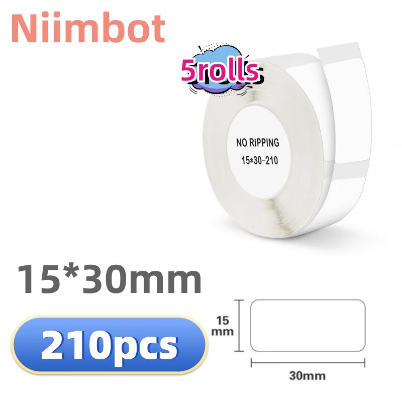 

Самоклеящиеся белые этикетки для принтера Niimbot D110