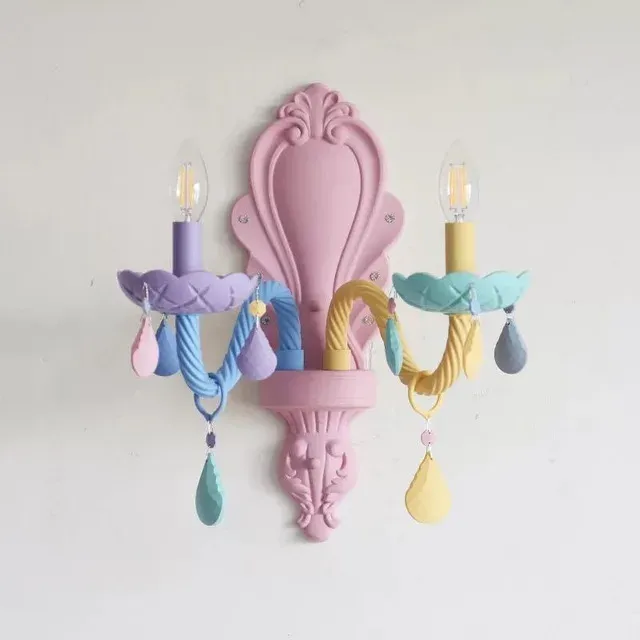 

Люстра Yellowking Macaron Color Droplight хрустальная детская