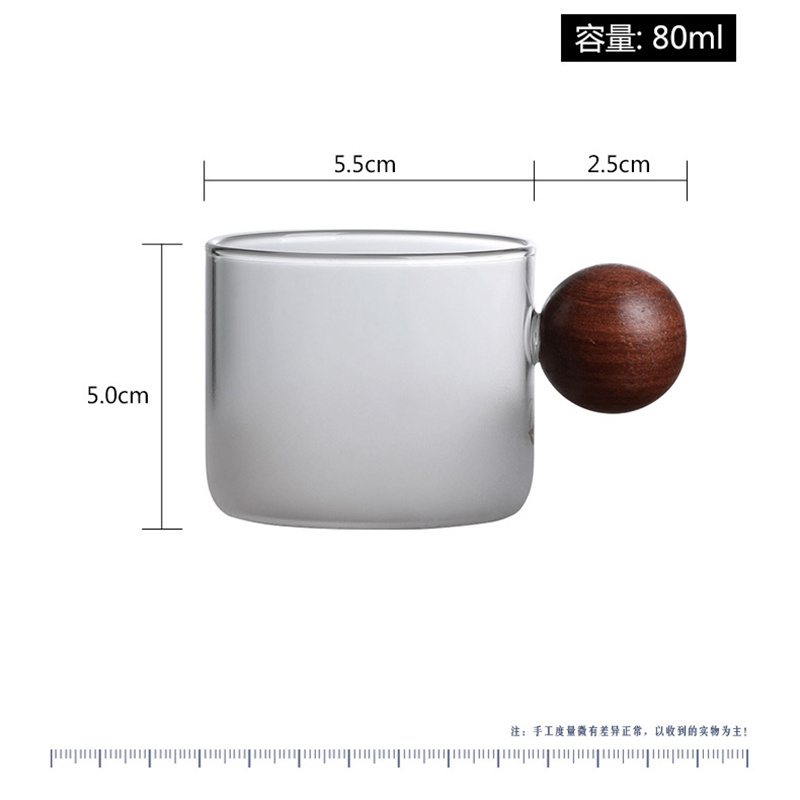 

BenRussell стеклянная чашка для чая 80 мл