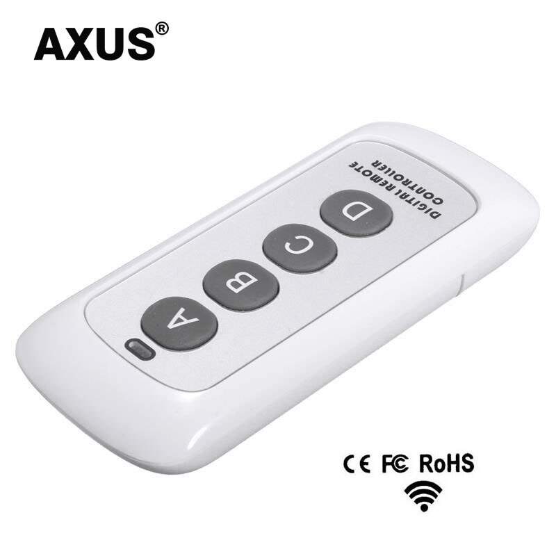 

AXUS RF 433 МГц Универсальный дверной пульт 4 ключа
