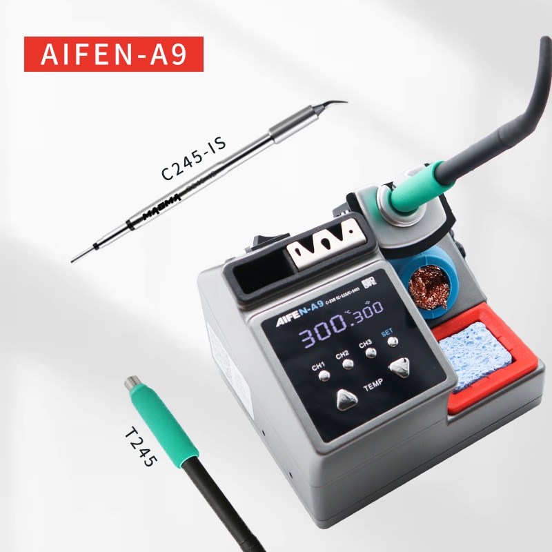 

Паяльная станция AIFEN A9 с жалами C210 C245 C115
