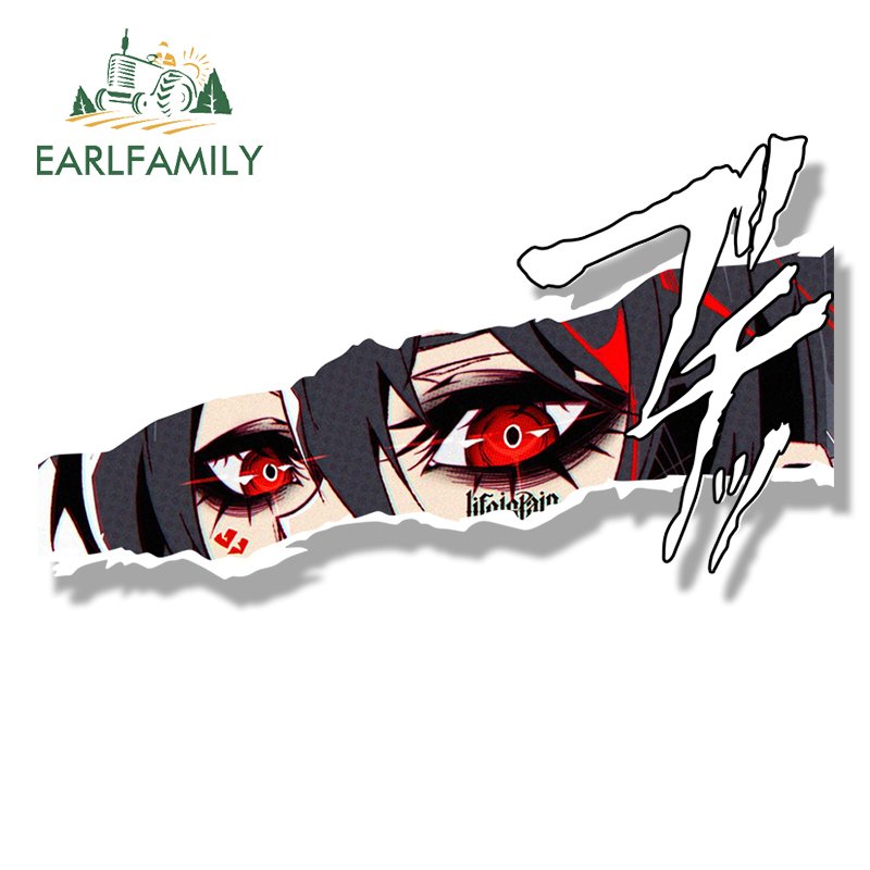 

EARLFAMILY панк Akame Fanart наклейка на автомобиль горячий аниме ночной рейд убийца наклейка JDM мультфильм Peek Девушка Граффити эскиз Waifu наклейки