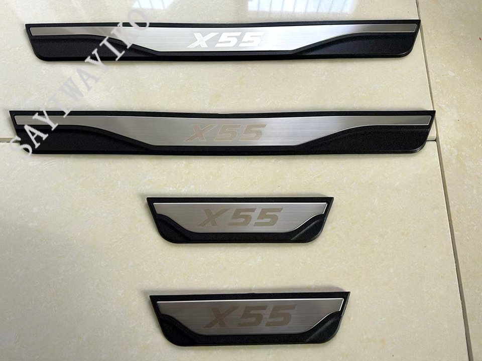 

Для BAIC Senova X25 X35 Beijing X55 X65 BJ20 EV2 EV5 BJ40 EC3 EC5 EU5 EX3 X7 Наклейки на накладку на порог автомобиля Автомобильные аксессуары