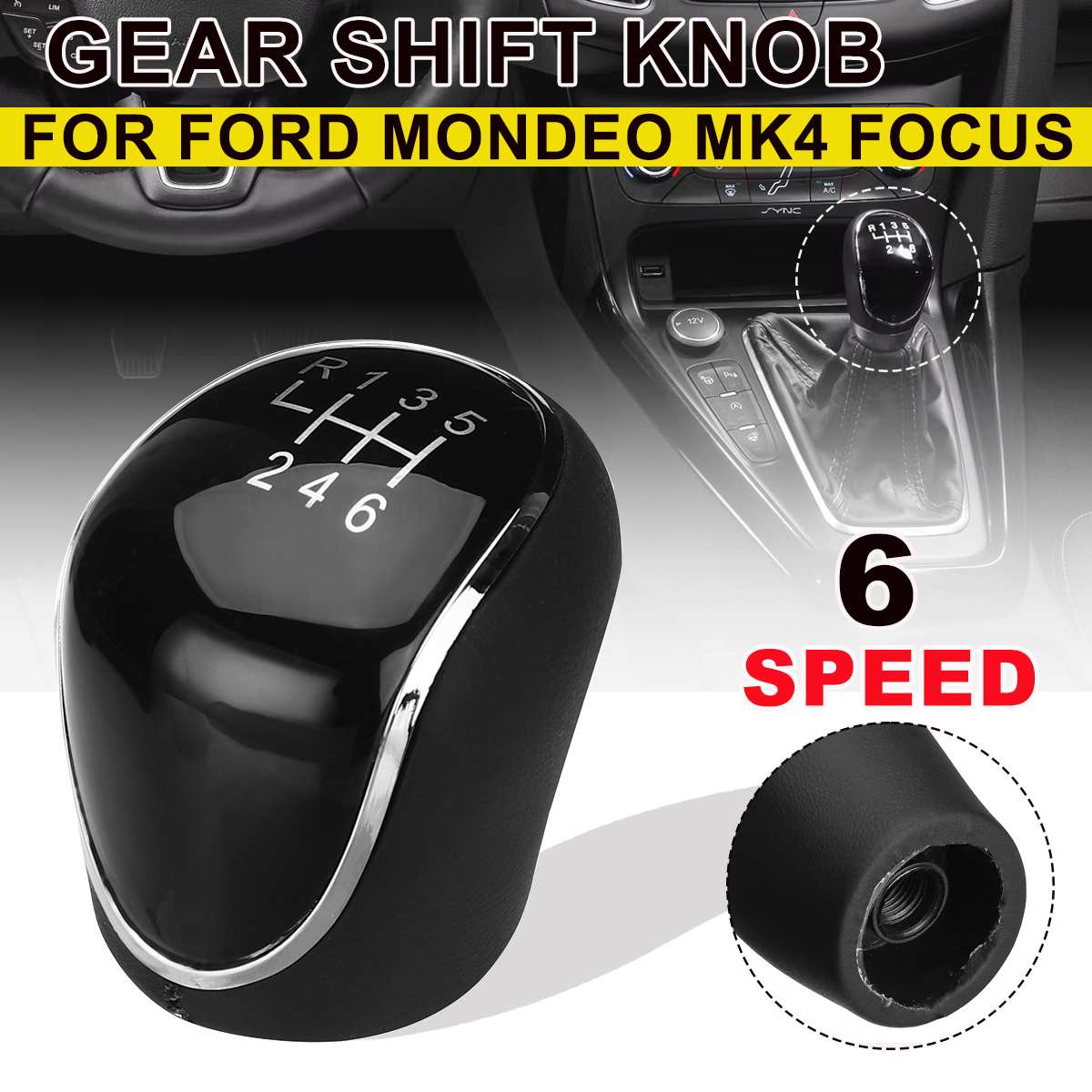 

Ручка рычага переключения передач OE 1798600 для Ford C-Max Focus Mk2 Mk3 Grand C-Max Galaxy Kuga Transit Connect Custom S-Max