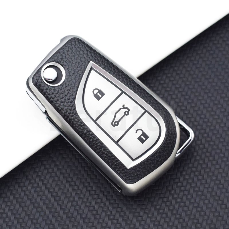 

Чехол для автомобильного ключа из ТПУ, кожаный чехол для Toyota Auris Corolla Avensis Verso Yaris Aygo Scion TC IM Camry RAV4 forёрнер Hilux