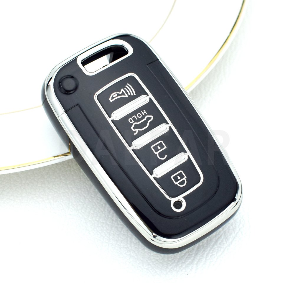 

Для Kia Hyundai EQUUS Optima K5 Forte Opirus Rohens Ix35 SOUL SORENTO mohas Borrego 4 кнопки ТПУ автомобильный брелок