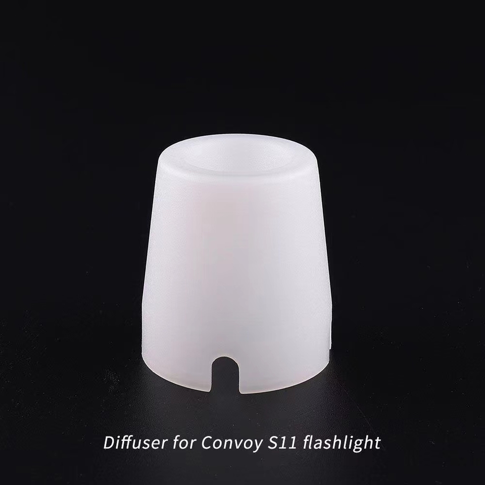 

Пластиковый диффузор для фонарика Convoy S11 S21F