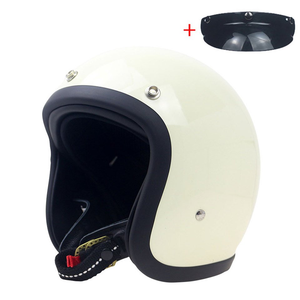 

FiberGlass Vintage 500TX мотоциклетный шлем с открытым лицом в стиле ретро, скутер для езды 3/4 Jet Casco Moto Capacete, японский корейский стиль BLD