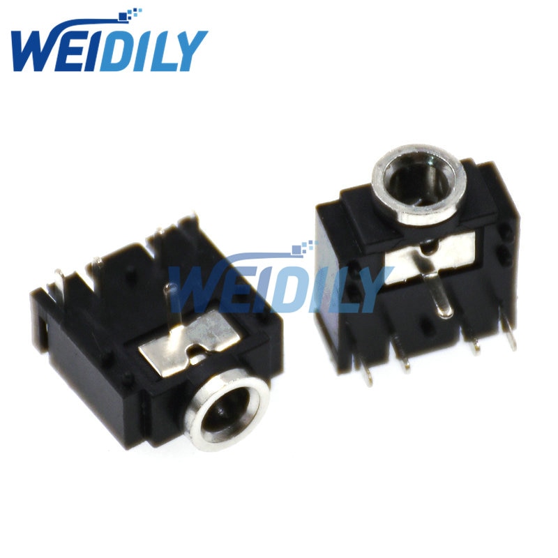 

WEIDILY 3F07 3,5 мм аудио разъём 10 шт