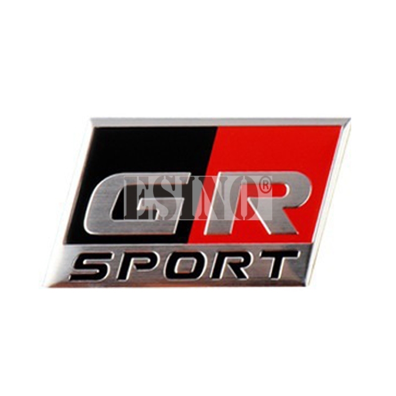 

Стайлинг автомобиля Gazoo Racing GR GR Sport 3D автомобильный значок из алюминиевого сплава клейкая металлическая эмблема наклейка для Toyota Supra AE86 GT86