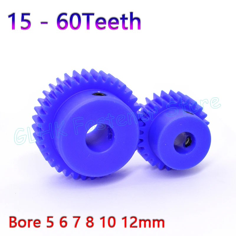 

GooBetter Пластиковые шестерни 1Mod синие 15-60 Teeth