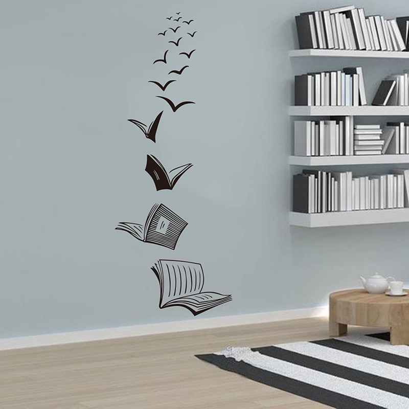 

Настенная наклейка Duruibom "Открытая книга птицы"