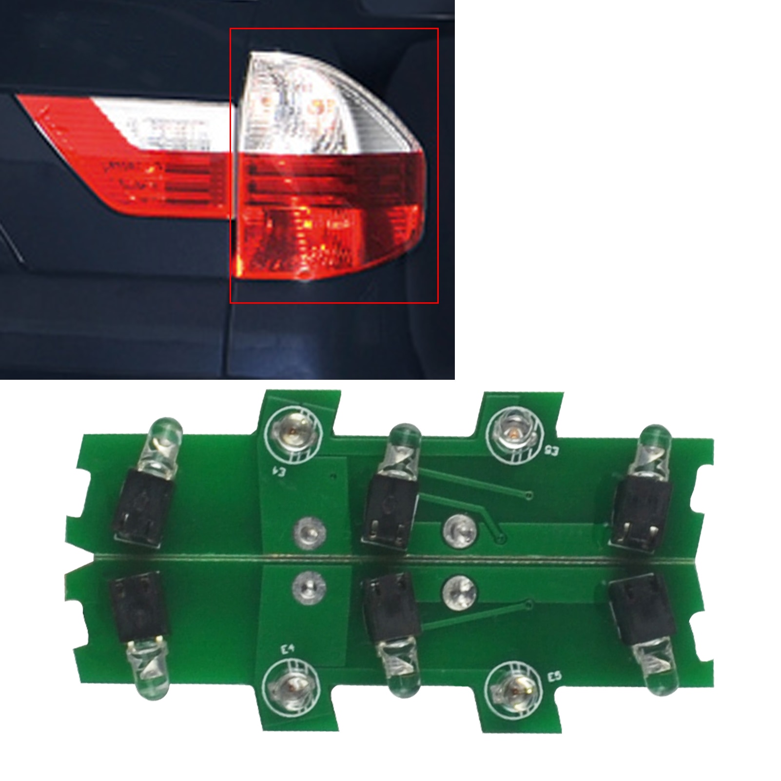 

Задние флейты 7162209 7162210 для BMW X3 e83 X3 2007 2008 2009 2010