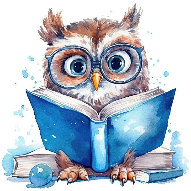 

ПВХ наклейка для стен Cartoon Owl