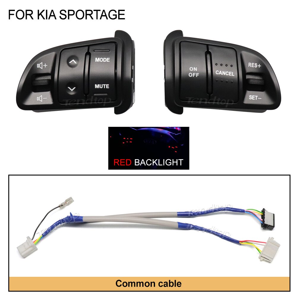 

Многофункциональный кнопочный переключатель рулевого колеса для KIA Sportage SL, аудиоканал, кнопка управления постоянной скоростью, круиз-контролем