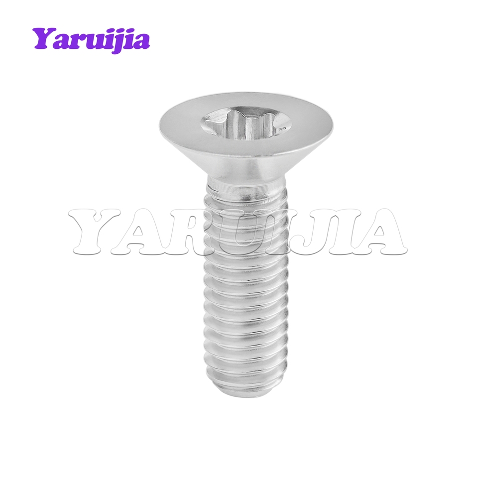 

Титановые болты YaRuiJia M5/M6 с потайной головкой Torx для велосипеда, мотоцикла, автомобиля