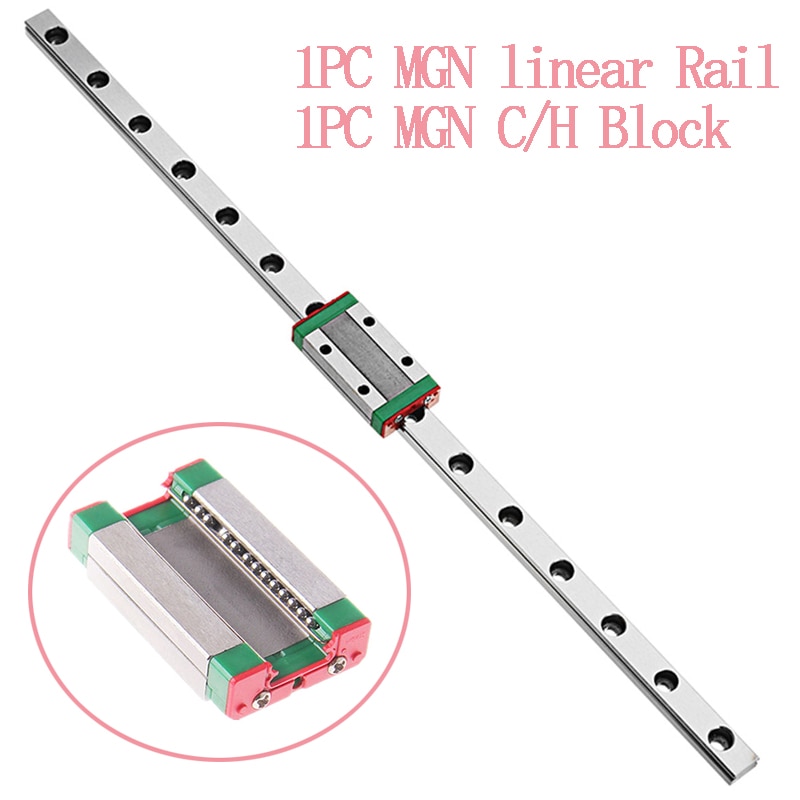 

Линейная направляющая LYXCNC MGN7/MGN9/MGN12/MGN15 300-800 мм + каретка MGN12H/C