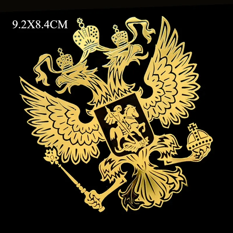 

Никелированные Металлические Автомобильные Наклейки С Российским Гербом, Эмблемой В Стиле Орла